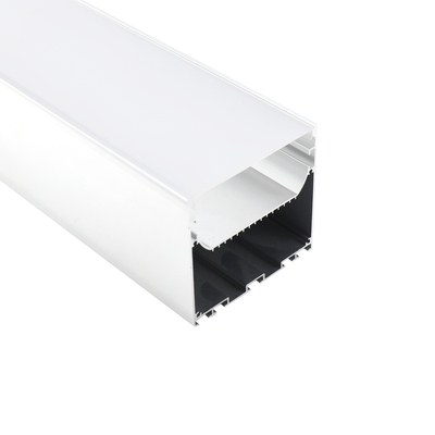 o canal suspendido 70×75mm do perfil do diodo emissor de luz anodizou o material da liga de alumínio 6063