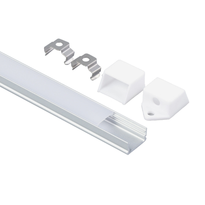 Difusor PC de perfil de extrusão de LED de tamanho pequeno Roupeiro Armário Superfície de luz