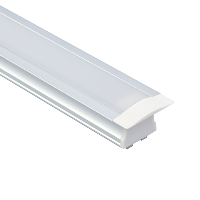 Parede interna de 19 mm com perfil de led embutido para guarda-roupa de gesso leve
