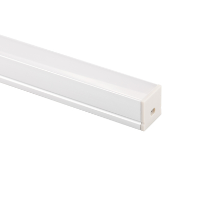 a forma da largura U de 20mm conduziu a luz de alumínio do vestuário da cozinha da tampa do PC do perfil