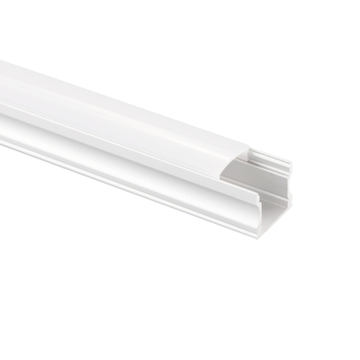 O difusor do PC dos dispositivos elétricos de iluminação Recessed o canal de alumínio conduzido para a tira conduzida