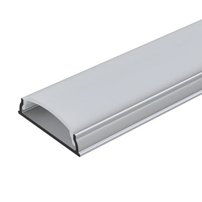 Perfil de alumínio com luz de tira LED dobrável canal com pintura anodizada