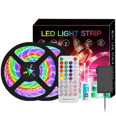 5050 luzes de tira do diodo emissor de luz do RGB Smart 10 de Bluetooth APP medidores de OEM do controle