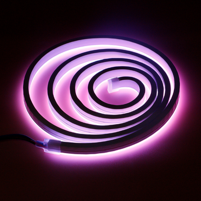 A tira de néon cor-de-rosa flexível do diodo emissor de luz de 8MM, conduziu o sinal de néon 45 LM/W IP65 IP67 IP68 impermeável