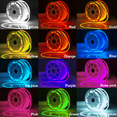 A tira de néon cor-de-rosa flexível do diodo emissor de luz de 8MM, conduziu o sinal de néon 45 LM/W IP65 IP67 IP68 impermeável