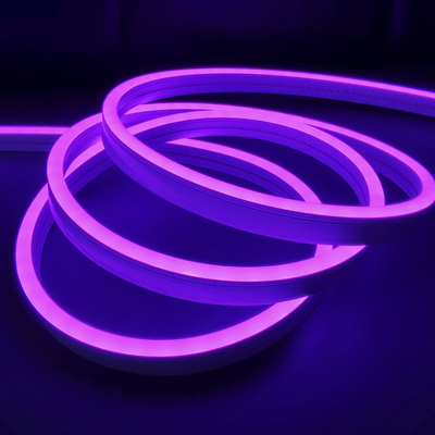 O diodo emissor de luz Flex Light de néon de RGBW 12V, néon do silicone do diodo emissor de luz descasca 7mm x 14mm para o casamento