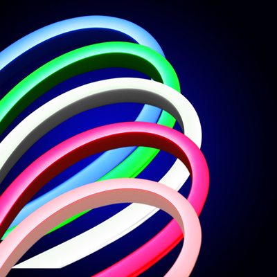 Diodo emissor de luz multicolorido Flex Light Strip de néon IP65 12 volts 24 volts para a decoração