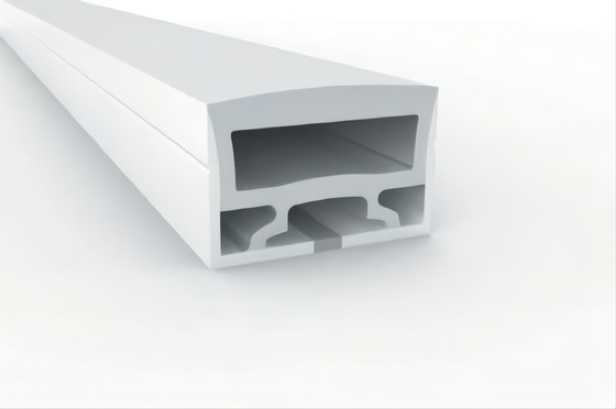 Tubo de borracha do silicone do diodo emissor de luz, perfil exterior 40×25mm do diodo emissor de luz para a iluminação