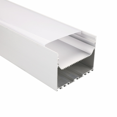 o canal suspendido 70×75mm do perfil do diodo emissor de luz anodizou o material da liga de alumínio 6063