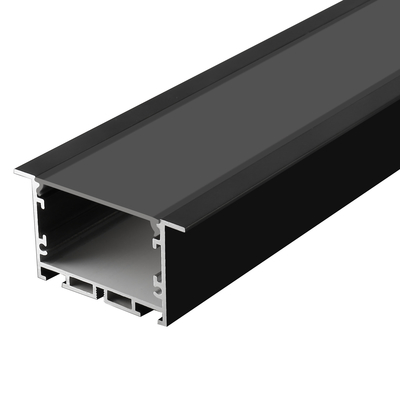 canal do Drywall do diodo emissor de luz de 50x35mm, perfil de alumínio de prata para o diodo emissor de luz que ilumina a tira