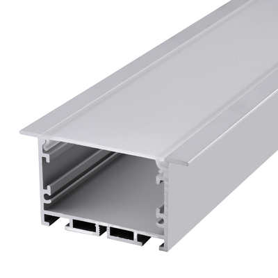 canal do Drywall do diodo emissor de luz de 50x35mm, perfil de alumínio de prata para o diodo emissor de luz que ilumina a tira
