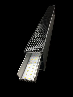 Iluminação Suspensa Linear Moderna LED Ip44 para Armazém de Escritório