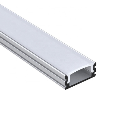 O perfil montado de superfície branco do diodo emissor de luz, U dá forma ao canal de alumínio 17.4mm x 8.5mm do diodo emissor de luz