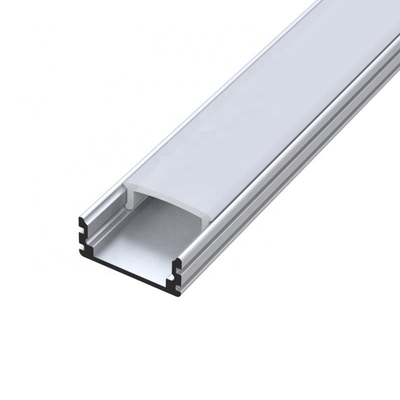 O perfil montado de superfície branco do diodo emissor de luz, U dá forma ao canal de alumínio 17.4mm x 8.5mm do diodo emissor de luz