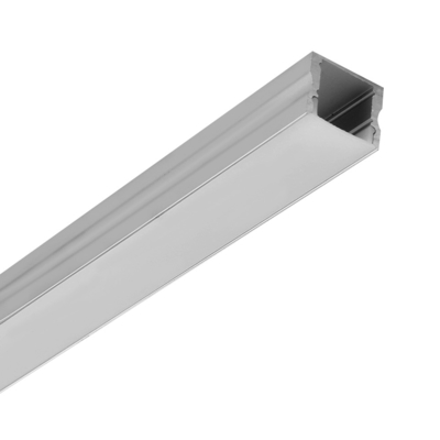 Material 6063 T5 de alumínio plástico montado de superfície do perfil do diodo emissor de luz da extrusão