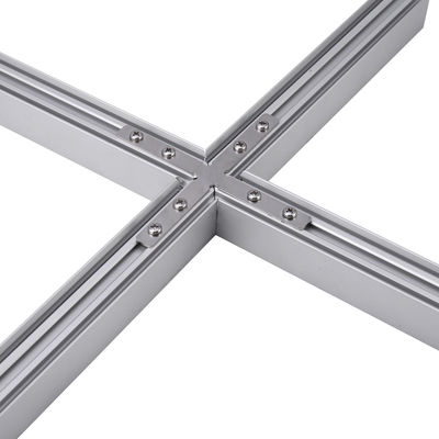 Canal de alumínio quadrado para iluminação de tira de LED 25mm x 25mm dimensão