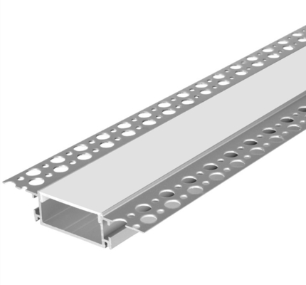 Perfil de alumínio drywall para teto de gesso para iluminação de tira de LED 98mm x 18mm