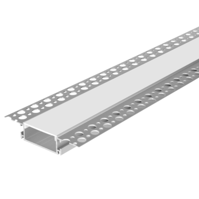 Perfil de alumínio drywall para teto de gesso para iluminação de tira de LED 98mm x 18mm