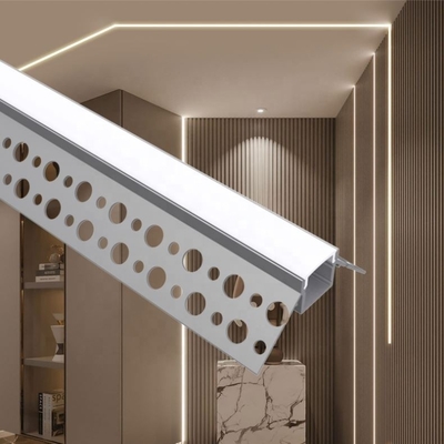Perfil de LED de gesso cartonado sem guarnição para tira de LED Material de liga de alumínio