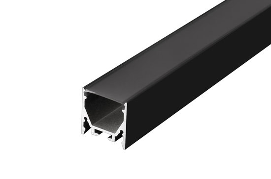 Perfil montado de superfície interno moderno 25mmx25mm do diodo emissor de luz para o difusor da luz do diodo emissor de luz