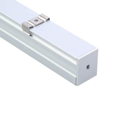 Perfil de led de alumínio montado em superfície fosca difusor de PC para luzes de tira de led