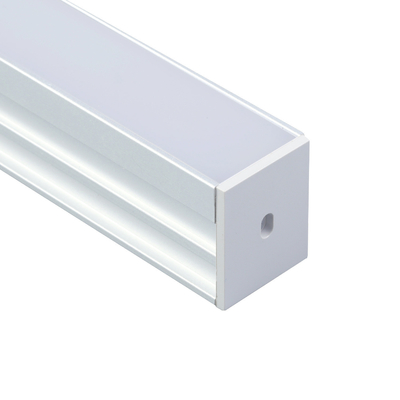 Perfil de led de alumínio montado em superfície fosca difusor de PC para luzes de tira de led