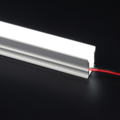 Perfil de led de alumínio montado em superfície fosca difusor de PC para luzes de tira de led