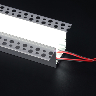 Placa de gesso cartonado 74*35mm perfil de LED para parede de gesso arquitetônico embutida linear