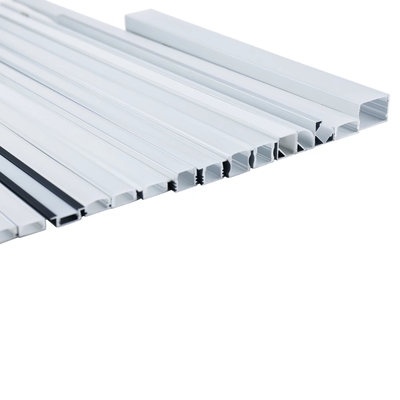 Perfis de LED embutidos para guarda-roupa em forma de U Dissipador de calor Led Extrusão de alumínio