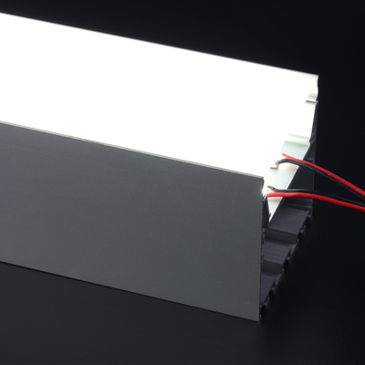 Perfil de LED suspenso de alumínio 79*77 mm carcaça do dissipador de calor prata