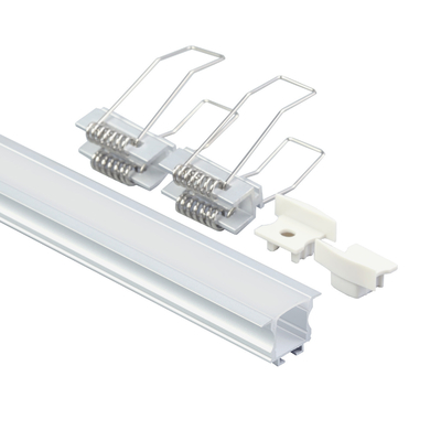 Parede interna de 19 mm com perfil de led embutido para guarda-roupa de gesso leve