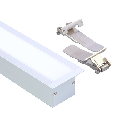 Perfil de Extrusão de Led Suspenso com Canal de Alumínio em Forma de U 6063