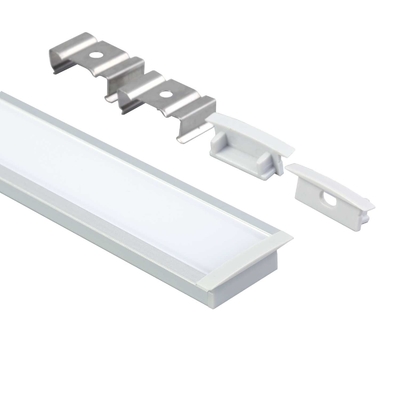 Perfil de alumínio de luz linear montado em superfície em forma de U 23x10mm