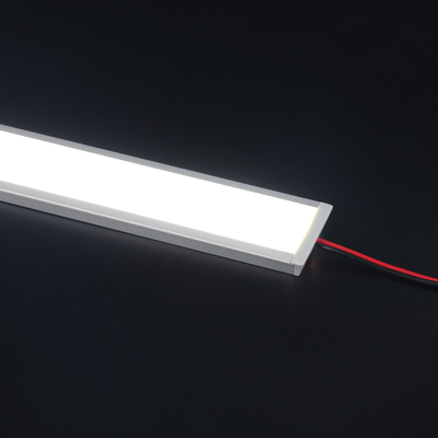 Perfil de alumínio de luz linear montado em superfície em forma de U 23x10mm
