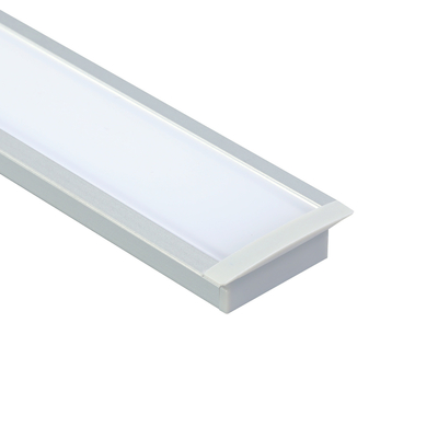 Perfil de alumínio de luz linear montado em superfície em forma de U 23x10mm