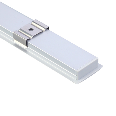 Conduzido iluminando o perfil claro linear Recessed anodizou decorativo