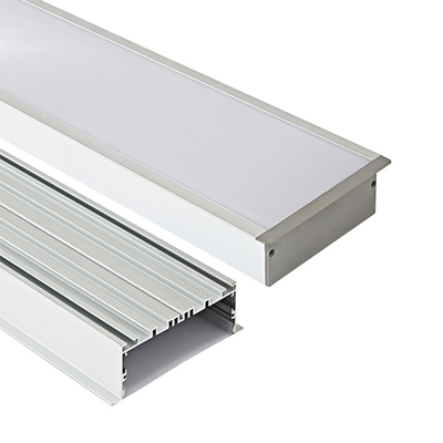 A luz que de tira do diodo emissor de luz o canal de alumínio Recessed o perfil do diodo emissor de luz do emplastro personalizou anodizado