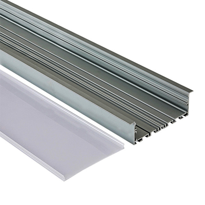 A luz que de tira do diodo emissor de luz o canal de alumínio Recessed o perfil do diodo emissor de luz do emplastro personalizou anodizado
