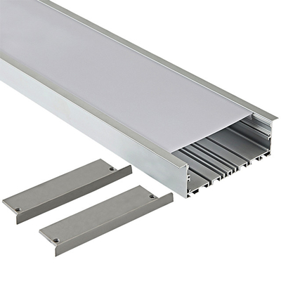A luz que de tira do diodo emissor de luz o canal de alumínio Recessed o perfil do diodo emissor de luz do emplastro personalizou anodizado