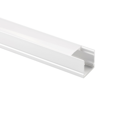 a forma da largura U de 20mm conduziu a luz de alumínio do vestuário da cozinha da tampa do PC do perfil