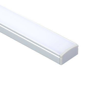 Perfil de alumínio conduzido 8mm de superfície magro da tira, canal conduzido feito sob encomenda leve linear