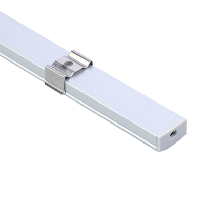 Perfil de alumínio conduzido 8mm de superfície magro da tira, canal conduzido feito sob encomenda leve linear