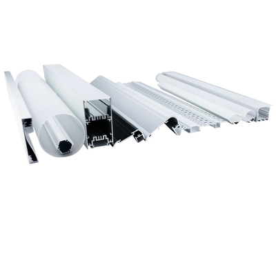 Perfil de alumínio conduzido 8mm de superfície magro da tira, canal conduzido feito sob encomenda leve linear