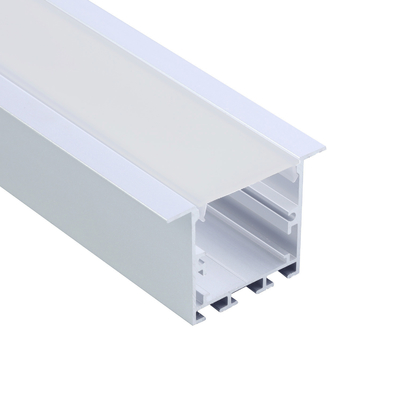 Perfil conduzido Recessed conduzido da extrusão da luz de tira para a iluminação da casa