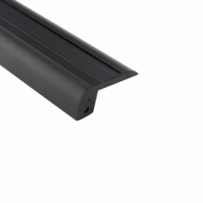A escadaria conduziu a escada leve montada conduziu o preto de alumínio do perfil anodizou