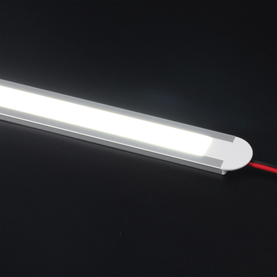 A tampa do PC Recessed o perfil conduzido de alumínio montado para a luz de tira conduzida decoração
