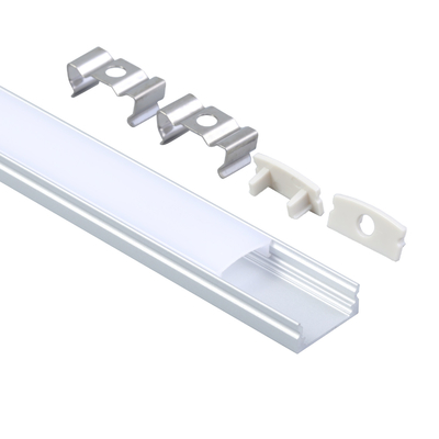 Perfil interno da tira do diodo emissor de luz da decoração, perfil de superfície da extrusão do diodo emissor de luz