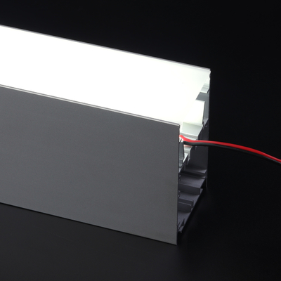 o escritório de 50x75mm conduziu luz linear o perfil conduzido suspendido para a luz do pendente