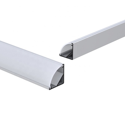 O perfil do diodo emissor de luz do canto da liga de alumínio 6063 anodizou para a barra clara do diodo emissor de luz