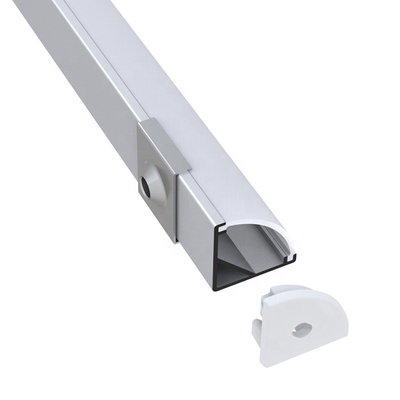 O perfil do diodo emissor de luz do canto da liga de alumínio 6063 anodizou para a barra clara do diodo emissor de luz